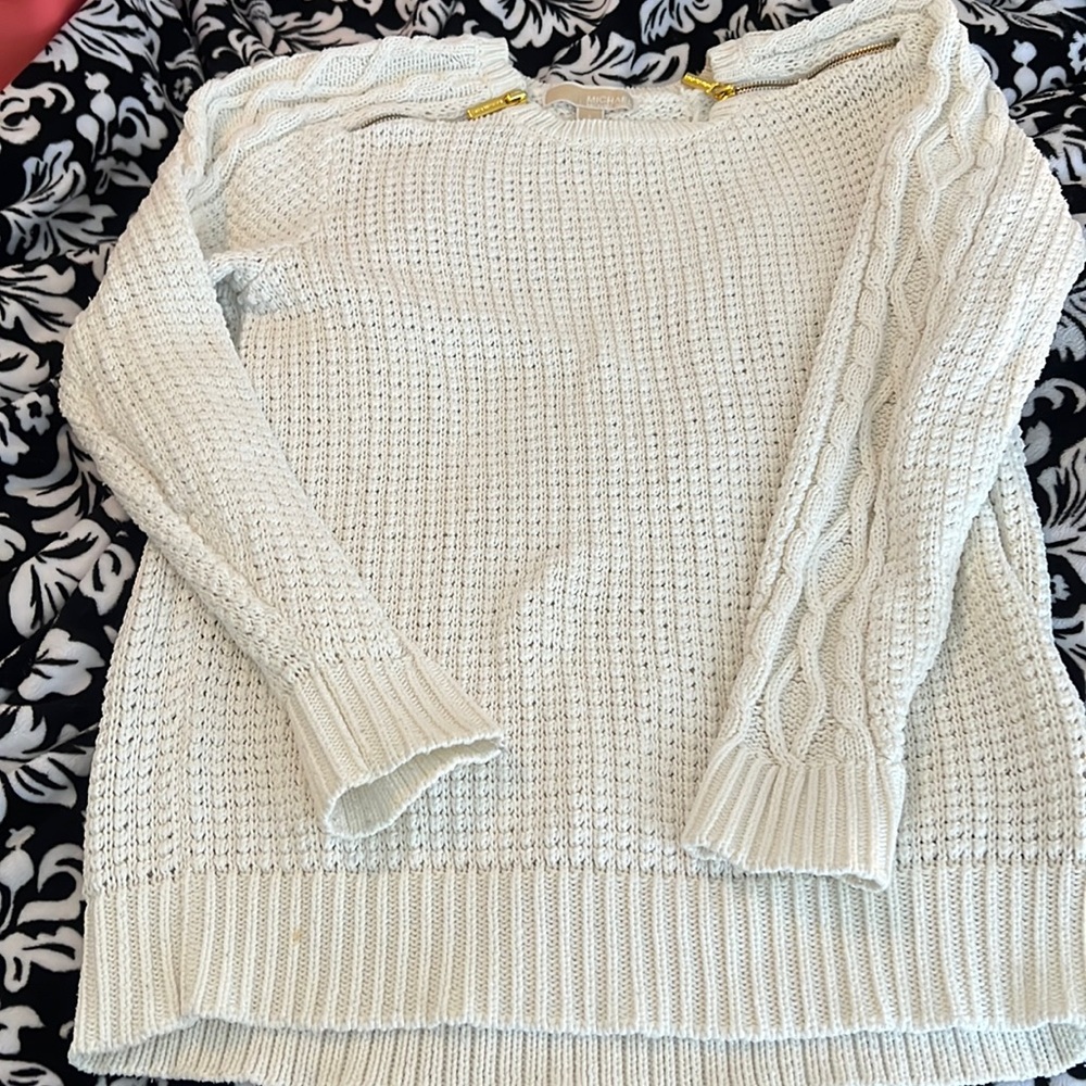Michael Kors cream colored sweater (long)